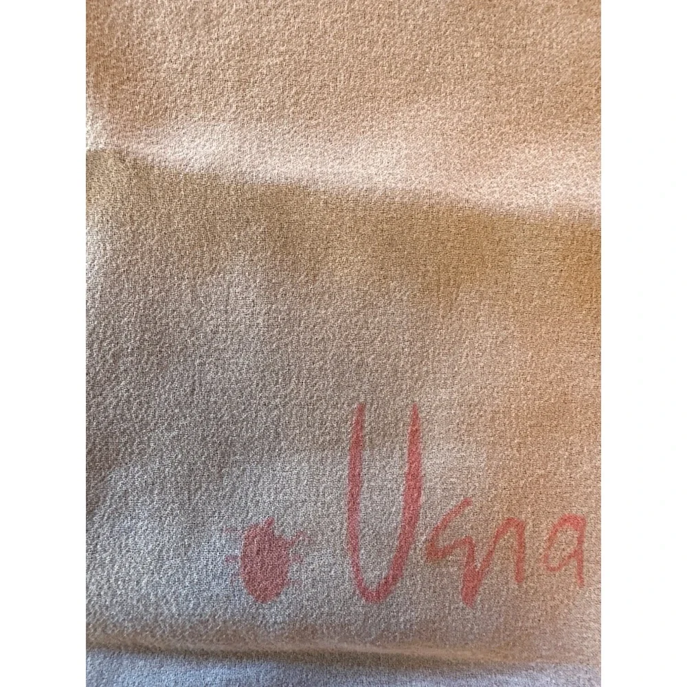 Vintage Vera Neumann Pink & White Striped Square Scarf